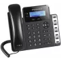 DECT telefón Grandstream GXP1628 — DECT stolný/nástenný telefón, LCD 132x48 px, hlasitý odposluch, 500 kontaktov, RJ‑9 headset