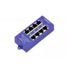PoE injektor Extralink Gigabit 4-portový, 4x 1000Mb/s RJ45, 48V, modrá/čierna