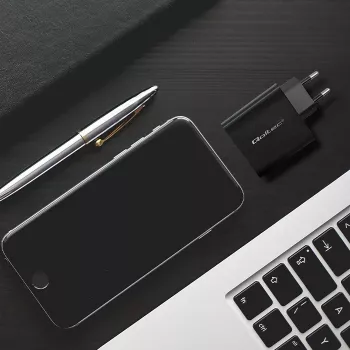 Nabíjačka QOLTEC Super Quick PD 65W USB‑C Power Delivery 5–20V, 1x USB‑C, USB PD 3.0, Type-C konektor samec, 65 W