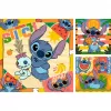 Detské puzzle Ravensburger Disney Stitch — 3 x 49 dielikov, vhodné pre deti