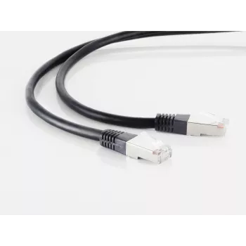 shiverpeaks ®-BASIC-S sieťový kábel patch kábel, Cat 6, S/FTP, PIMF, bez halogénov, čierny, 15 m (BS75725-HS)