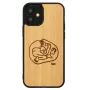 Ochranné puzdro Man and Wood pre iPhone 12 mini — detský rybí dizajn