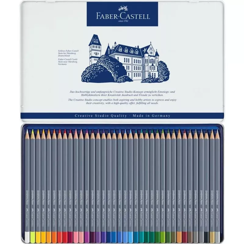 Farebné ceruzky Faber-Castell Goldfaber Aqua 36 ks