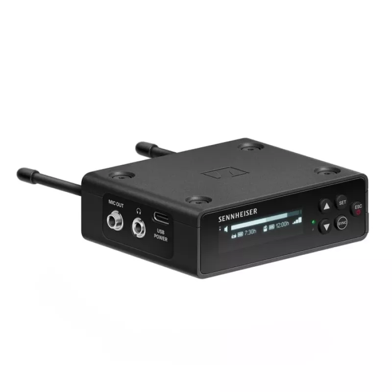 Sennheiser EW-DP ME 4 SET (R4-9) - kamera sada s miniatúrnym vysielačom a ME 4 mikrofónom (smerový), 552-608 MHz