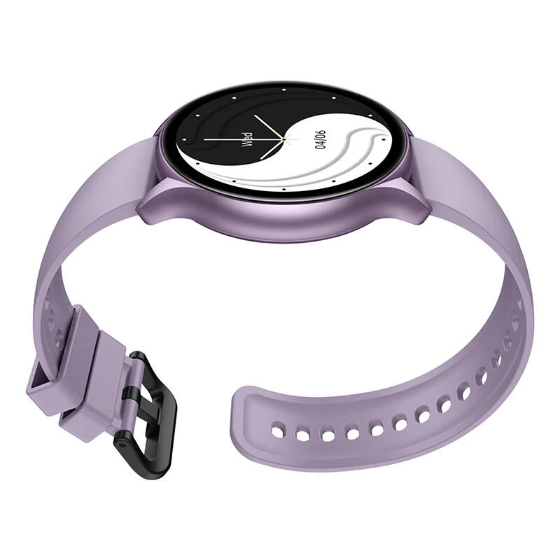 Smartwatch Zeblaze Btalk 3 Plus – 1,39 palca (3,53 cm) IPS 360×360 px, dotykový displej, silikónový náramok, fialová