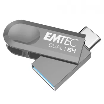 USB kľúč Emtec 64 GB USB Type-A USB Type-C D280