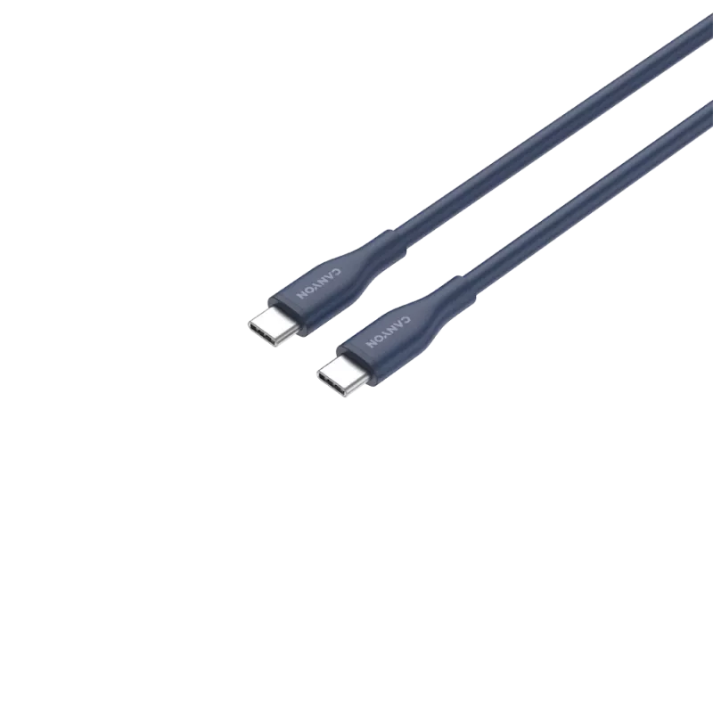 CANYON kábel CC60SC10 C-C 60W 1m silikónový tmavomodrý
