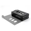 Slim Bay rámik pre 2 x 2,5 inch U.2 NVMe SSD s 5,25 inch rámom