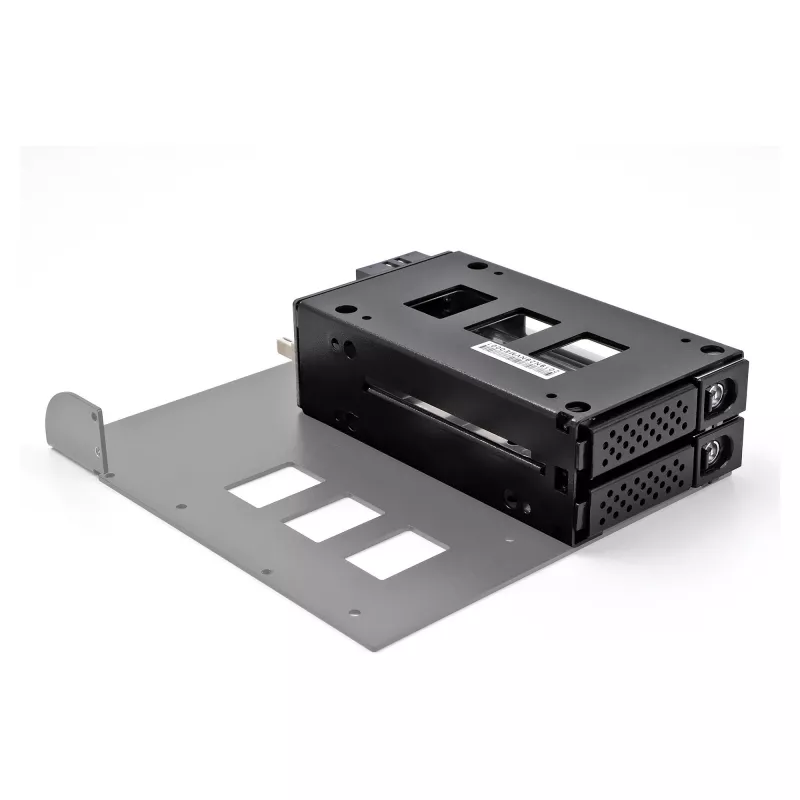 Slim Bay rámik pre 2 x 2,5 inch U.2 NVMe SSD s 5,25 inch rámom