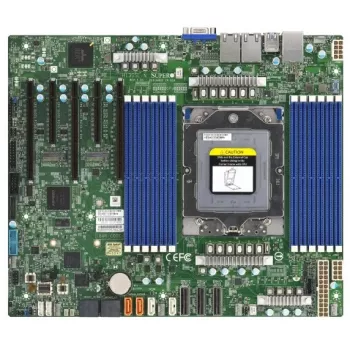 Supermicro - Základná doska MBD-H13SSL-N-B, AMD, Socket SP5, AMD EPYC 9004, Socket SP5, DDR5-SDRAM, max. 3 TB DDR5 DIMM SATA 6 GB/s Grafika USB 3.1 USB 3.0 USB 3.0 RJ-45 VGA PCI-Express