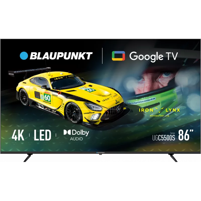 Blaupunkt LED TV | 86UGC5500S | 86 | Smart TV | Google TV | UHD | Čierna