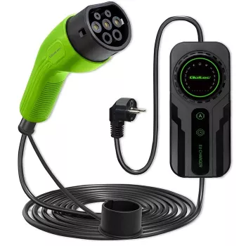 Mobilná nabíjačka pre elektromobily QOLTEC 52468 Type 2, 3,5 kW, 16 A, 5 m kábel, IP65