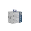 Gembird TPA-2A3C70-01-W univerzálny cestovný napájací adaptér, 3x USB-C, 2x USB-A, 70 W, GaN, biely