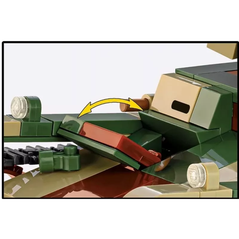 Cobi stavebnice ľahký tank 7TP model, 669 dielov, COBI-2661