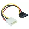 Napájací kábel SATA HDD 4-pin samec zahnutý DeLOCK 60101