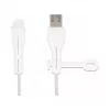 DeLOCK prachová krytka pre USB Type-A konektor samec a USB Type-C konektor samec sada 2 ks biela
