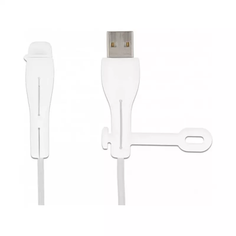 DeLOCK prachová krytka pre USB Type-A konektor samec a USB Type-C konektor samec sada 2 ks biela