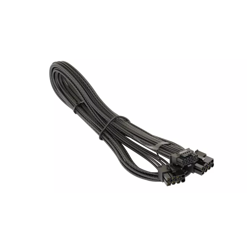 Adaptérový kábel SEASONIC NESE-165 12VHPWR PCIe 5.0 čierny pre napájací konektor GPU