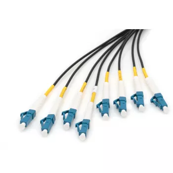 DIGITUS predkonfekcionovaný Fibre Optic Universal Breakout kábel, Singlemode OS2, 8 vlákien, LC/UPC - LC/UPC