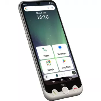 Smartphone Doro Aurora A30 6.1 palca 6GB 128GB biela