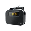 Muse | M-081R | funkcia budíka | 2-pásmové PLL prenosné rádio | čierna