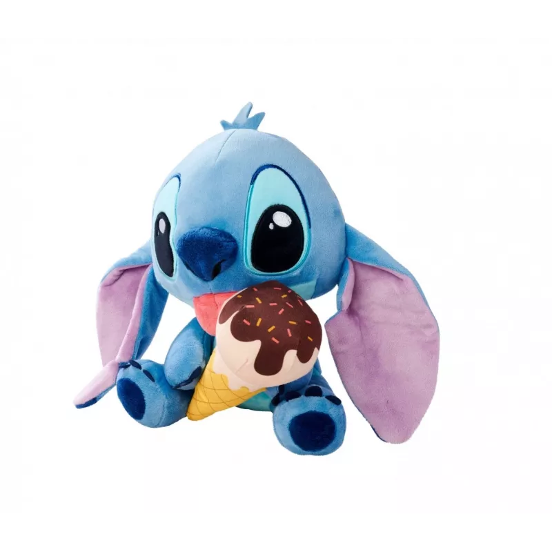 Plüšová hračka SIMBA maskot Stitch zmrzlina 25 cm, originálna mäkká postavička