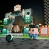 MARIOINEX Mini Waffle City lúpež banky stavebnica, 148 dielov