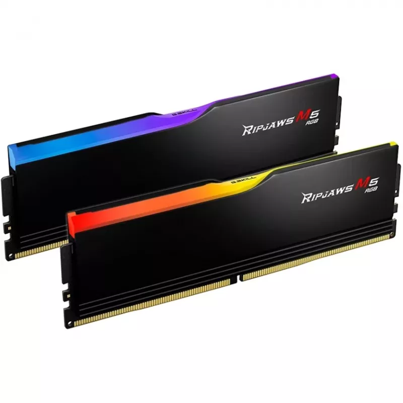 DIMM 32 GB DDR5-6000, operačná pamäť čierna, F5-6000J2836G16GX2-RM5RK, Ripjaws M5 RGB, INTEL XMP