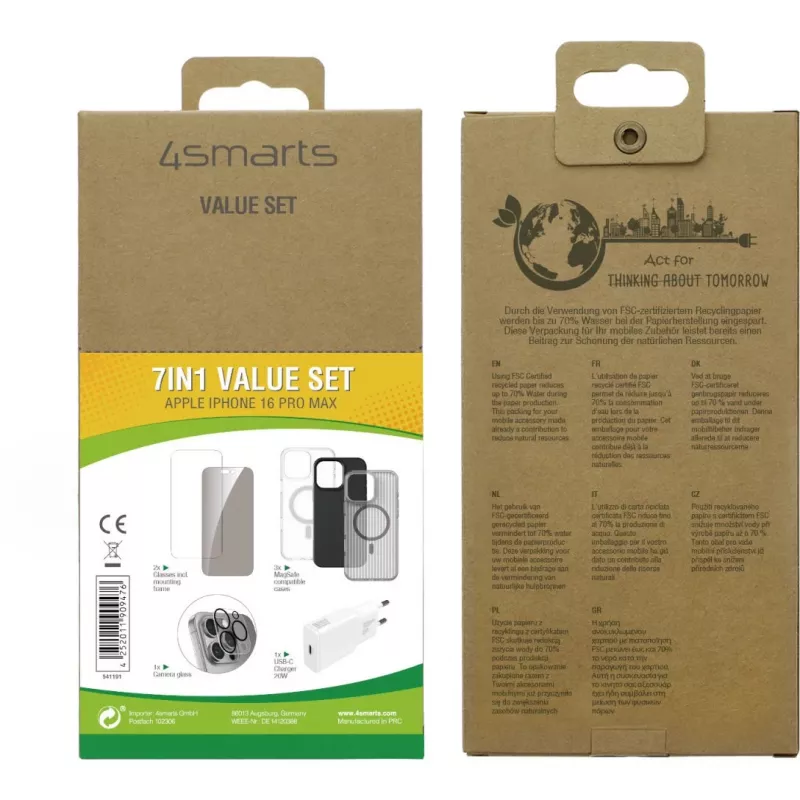 4smarts 7in1 Value Set pre Apple iPhone 16 Pro Max kompatibilný s MagSafe
