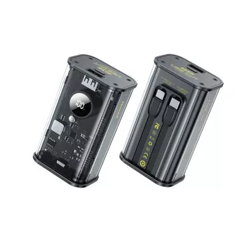 Powerbanka WK-WP-345_čierna, 1000 mAh rýchle nabíjanie