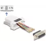 DeLOCK D-Sub 15-polový konektor samica na RJ45 konektor samica montážna sada biela VGA RJ-45