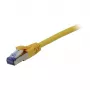 Patch kábel RJ45 – CAT6A 500 MHz – 10 m – žltý – S-STP(S/FTP) – AWG27 – LSZH – Synergy 21