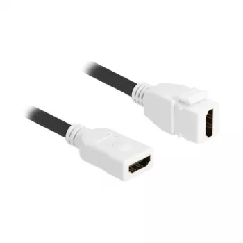 HDMI kábel DeLOCK 90684 HDMI typ A štandard 0,2 m biely