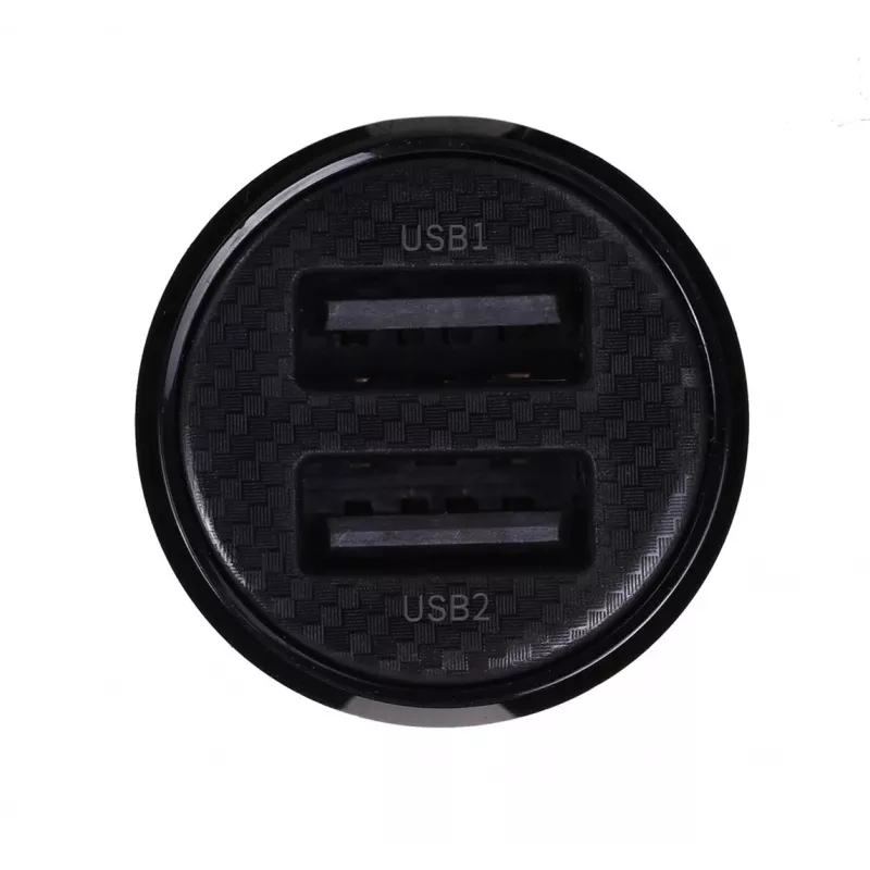Auto nabíjačka Baseus Gain Pro univerzálna čierna – 2× USB 2.0, 2,4 A na port, vstup 12–24 V, výstup 5 V