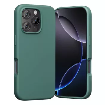 Ochranné puzdro Vention KUHG0-40 pre iPhone 16 Pro Max MagSafe, zelené, tenké mäkké puzdro