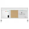 Oddeľovač na stôl Ergo Office ER-300 W, šírka 1250 mm, maximálne zaťaženie 10 kg