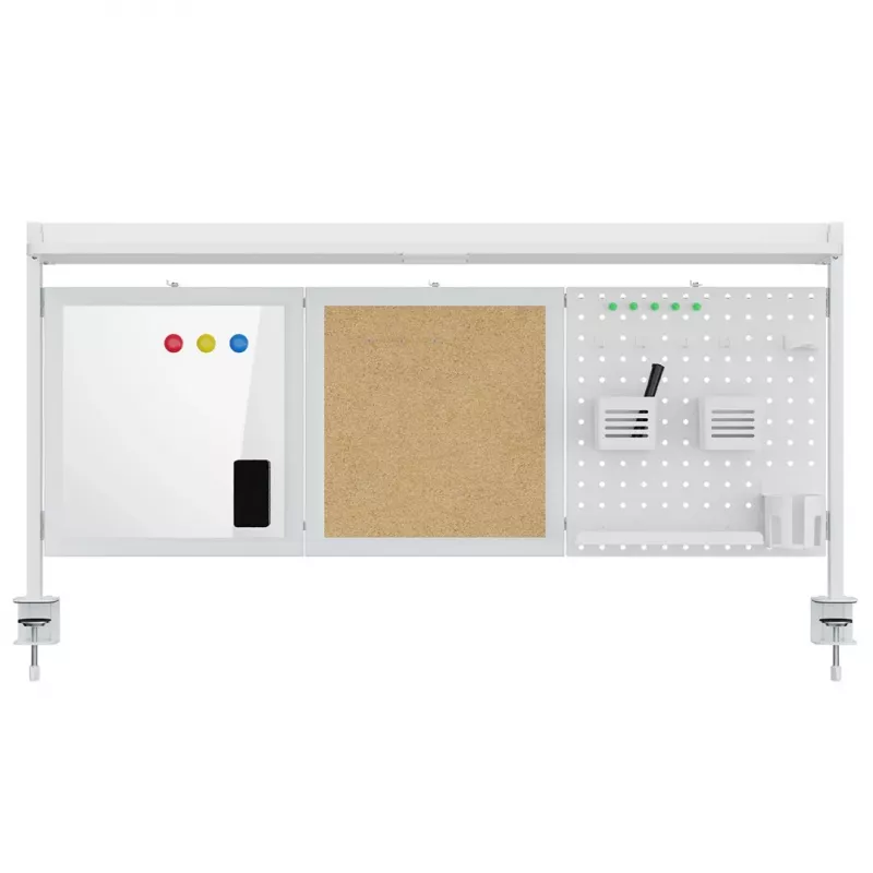 Oddeľovač na stôl Ergo Office ER-300 W, šírka 1250 mm, maximálne zaťaženie 10 kg