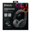 Defender FreeMotion B480 63480 bezdrôtové slúchadlá na uši, Bluetooth 5.3, USB-C, AUX, microSD, až 14 h, 20-20000 Hz, čierne