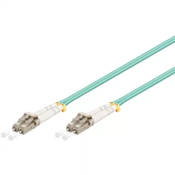 Wentronic 93385 LC-LC OM3 Multimódový optický prepojovací kábel, tyrkysový