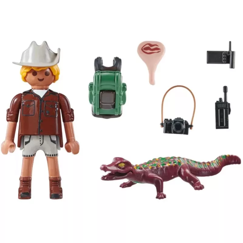 Playmobil Special Plus bádateľ s mladým kajmanom herná súprava