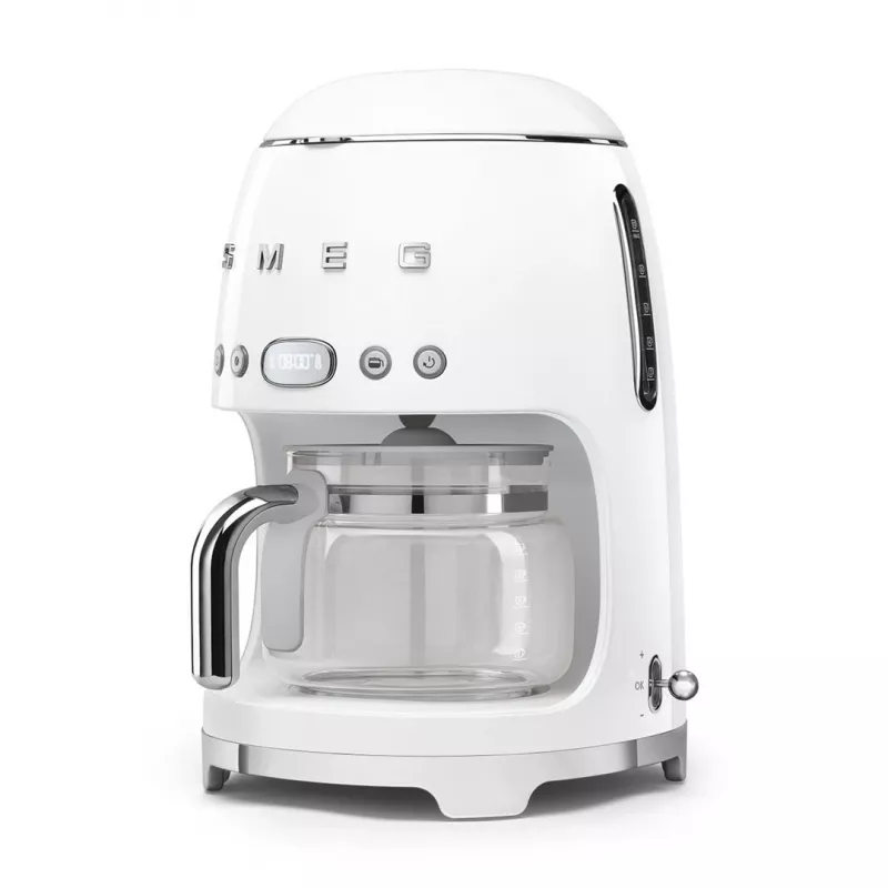 Kávovar na kvapkovú kávu Smeg 1.4L DCF02WHEU biela