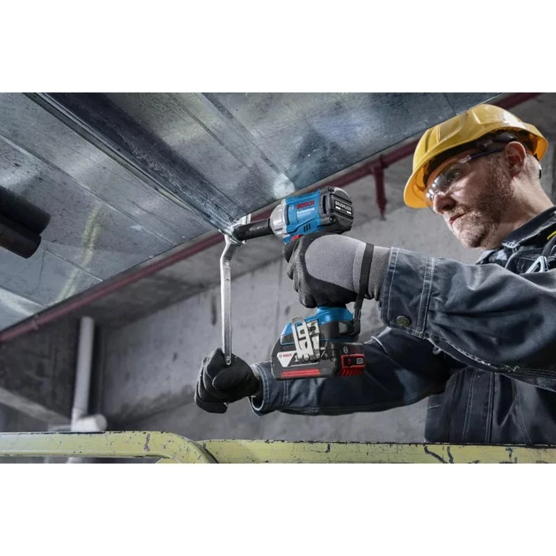 Akumulátorový rázový uťahovák GDS 18V-350 Professional solo, 18Volt (modrá, bez batérie a nabíjačky)