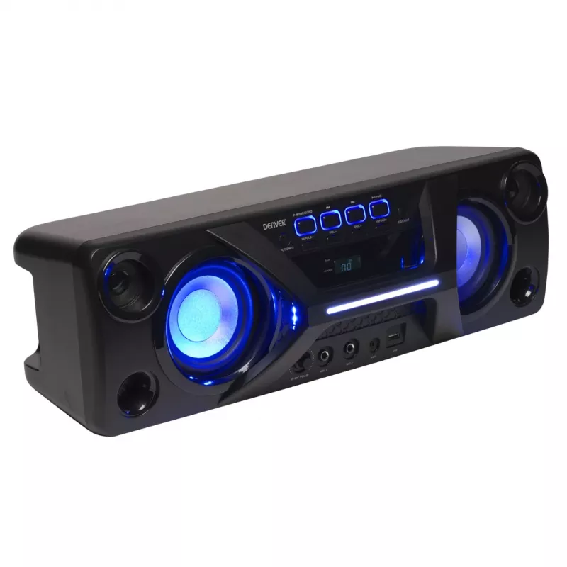 Denver BTB-410NR stereo prenosný reproduktor čierny