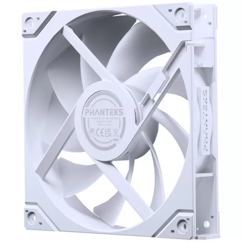 PHANTEKS M25 Gen2 140 mm PWM D-RGB skriňový ventilátor, balenie 3 ks, biela