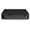 Esperanza ENS106 10-portový PoE switch 10/100 96 W