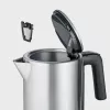 Rýchlovarná kanvica SEVERIN WK 3449 — 1,7 l, 2400 W, nerez/plast, čierno-strieborná