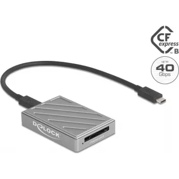 Čítačka kariet DELOCK 91021 USB Type-C 40 Gbit/s pre CFexpress typ B