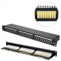Extralink CAT6 STP V2 | patch panel | 24 portov