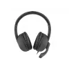 Drôtový binaurálny headset NATEC Rhea s mikrofónom na ramienku, 3,5 mm konektory, 2,2 m kábel, 32 Ω impedancia
