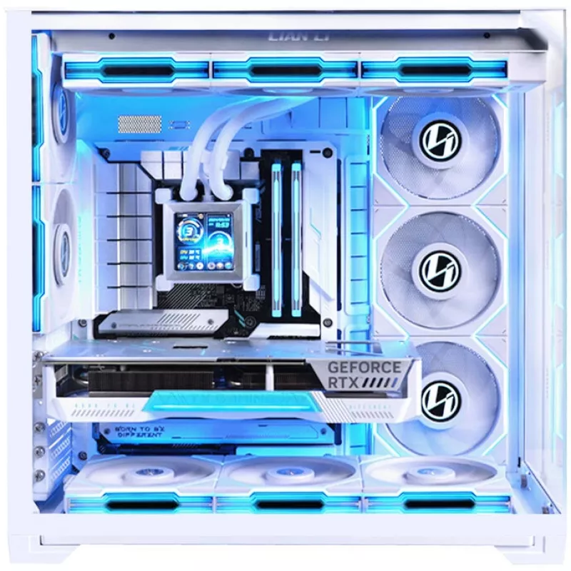 PC skriňa Lian Li 011 Vision Compact Tower biela